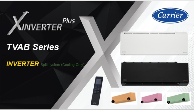 แอร์ CARRIER INVERTER รุ่น X inverter Plus TVAB-W-I SERIES มี WIFI